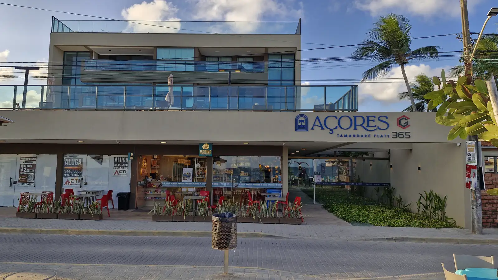 Apartamento beira mar na praia de Tamandaré